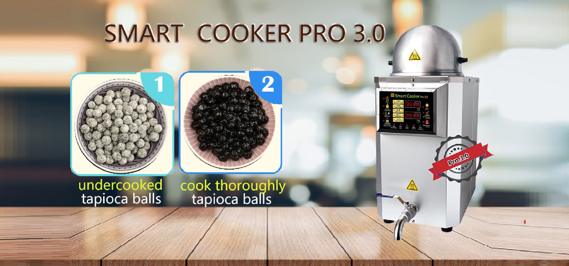 Machine intelligente de cuisson de boba Pro3.0 - Machine à cuire